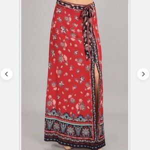 Jealous Tomato Slitted Maxi Skirt